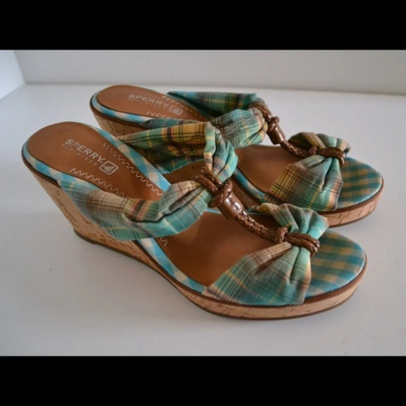 Sperry top sider wedge sandals - Picture 1 of 4